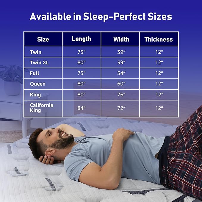 REVO Sleep Gel Memory Foam Mattress, 12-Inch Full – Cooling Gel Foam Mattress with Plush Comfort, Pressure Relief & Balanced Support – Ideal for Teens or Guest Bedrooms