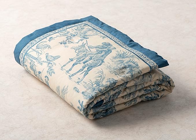 Maison d' Hermine Throw Blanket for Couch Lightweight Soft Warm Breathable Cotton Throw Blankets for Bed Girls Boys Women Men Gifts Sofa Travel Living Room Chair Bedding (50"x60", The Miller)