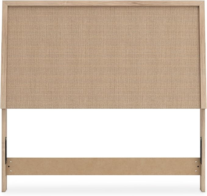 Signature Design by Ashley Cielden Contemporary Panel Headboard, Full, Beige