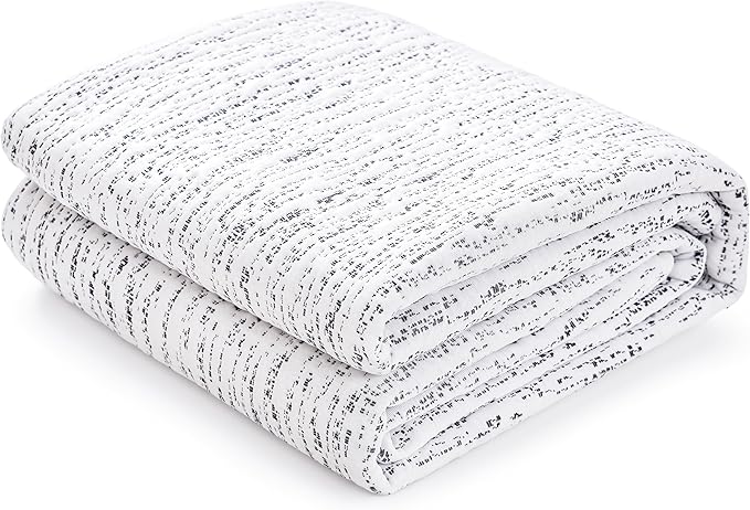 Subrtex Cooling Mattress Topper Cover Queen Size 4 Inch (Only Cover) Mattress Topper Protector Bedding Removable Encasement with Zipper Closure