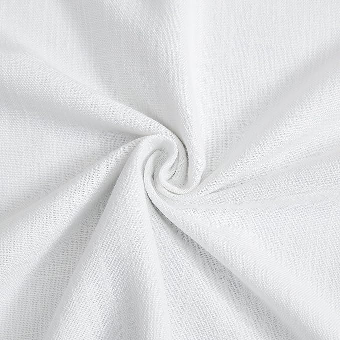 Vision Home White Pinch Pleated Full Blackout Curtains Thermal Insulated Window Curtains 102 inch for Living Room Bedroom Room Darkening Pinch Pleat Drapes with Hooks Back Tab 2 Panel 102" Lx40 W