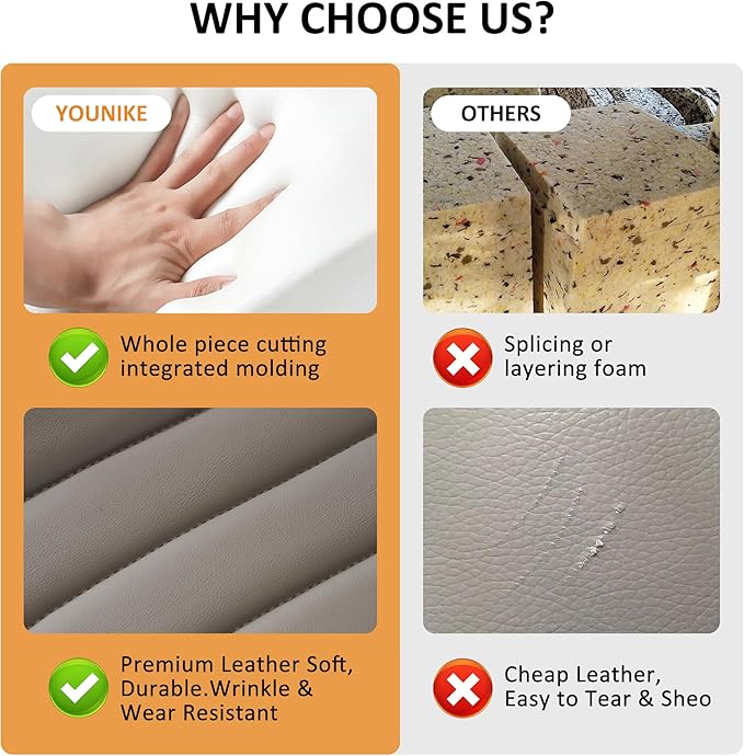 YOUNIKE Home Office Desk Chair with Wheels Armless Vanity Chair with Back Comfy Modern Leather Upholstered Rolling Task Chair Swivel Small Cute Sewing Chair No Arms Wide Adjustable Ergonomic Grey