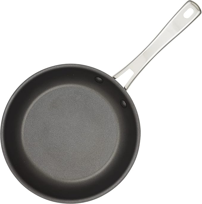 Rachael Ray Cook + Create Hard Anodized Nonstick Frying Pans/Skillet Set, 9 Inch and 11.75 Inch - Black