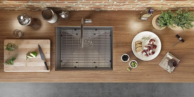 Ruvati 26-inch Undermount 16 Gauge Tight Radius Stainless Steel Kitchen Sink Single Bowl - RVH7126