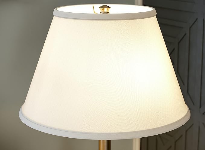 Kenroy Home 30437AB Spyglass Table Lamp with Antique Brass Finish, Classic Style, 30.5" Height, 17" Width, 17" Depth