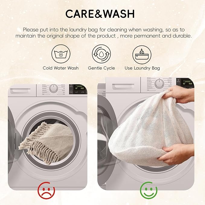 BATTILO HOME Beige Chenille Throw Blanket for Couch, Decorative Fringe Velvety Khaki Tan Throw Blanket for Sofa Home Decor, 50"x60"