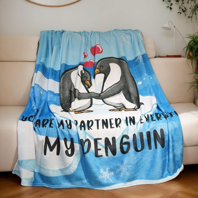 Anniversary Birthday Gift for Boyfriend-Super Soft Cozy Throw Blanket for Couch and Bed-Best Engagement Wedding Gift for Him Gifts 40×50 inches