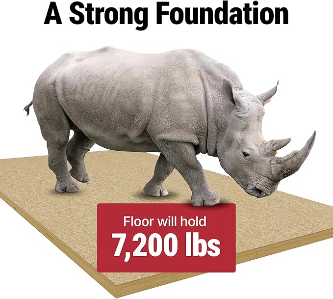 Handy Home Products Rookwood 10x18 Do-It-Yourself Wooden Storage Shed with Floor Kit- Does not Include Paint or Roofing Shingles