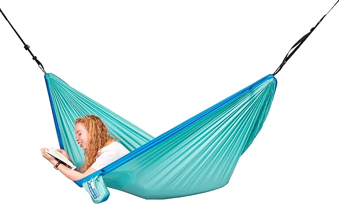 LA SIESTA® Colibri 3.0 Outdoor Hammock & Tree Straps -Camping Hammock for Outside, Hiking Travel Backpacking Hammock Portable, Caribic