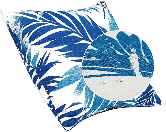 JMGBird Outdoor Throw Pillows with Insert 18 * 18 Inch Outdoor Pillows for Patio Furniture