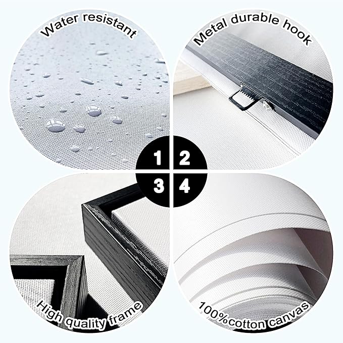 Abstract Canvas Wall Art - Black And White Graffiti Lines Simple Art Modern Abstract Artwork Canvas Prints Picture Contemporary Wall Decor Bedroom Living Room Office Decoration Framed Ready To Hang 20x40 Inch