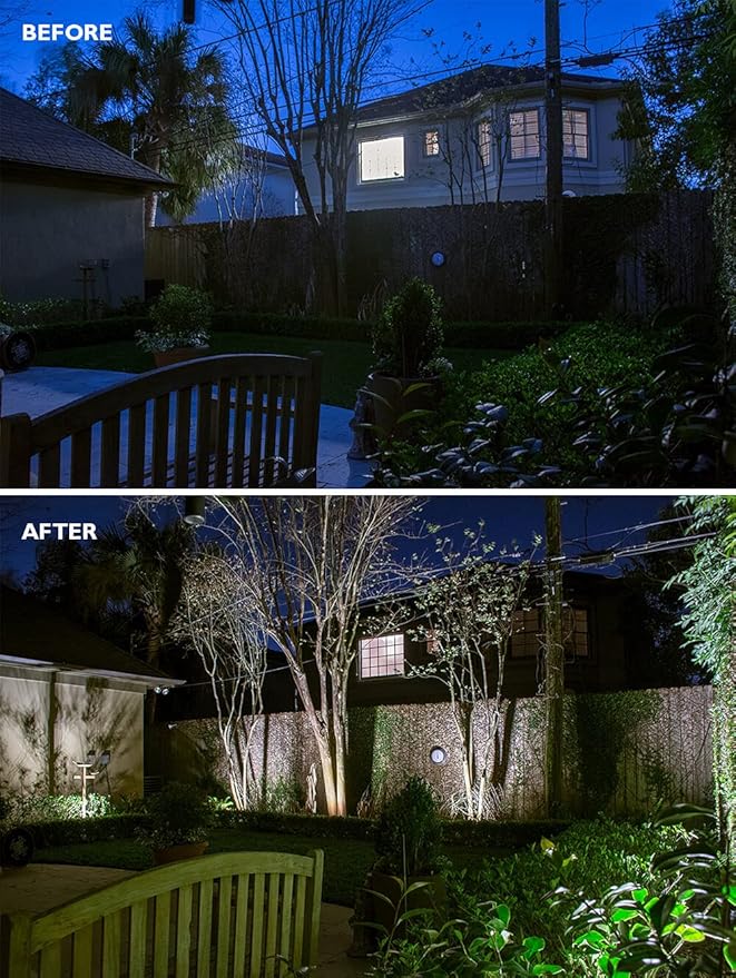 LED Flood Light Outdoor, Gen4 15W Industrial Flood Lights, 1950LM 3000K Daylight 50W MH Equal Spotlight, 120-277V UL Listed Garage Patio Yard Security Landscape Lighting, 5 Year Warranty