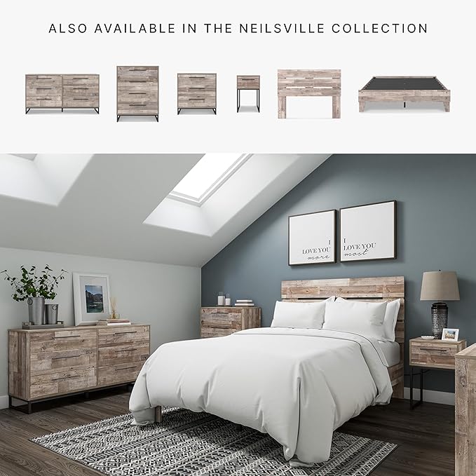 Signature Design by Ashley Neilsville 5 Drawer Chest, Light Brown