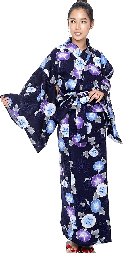 Kimura Jitsugyo Women's Kyoto Traditional Easy Wearing Kawaii Yukata Robe(Japanese Casual Kimono) Set 2