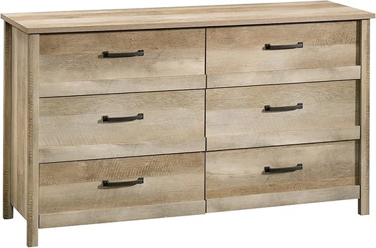 Sauder Cannery Bridge 6 Drawer Dresser, Lintel Oak finish