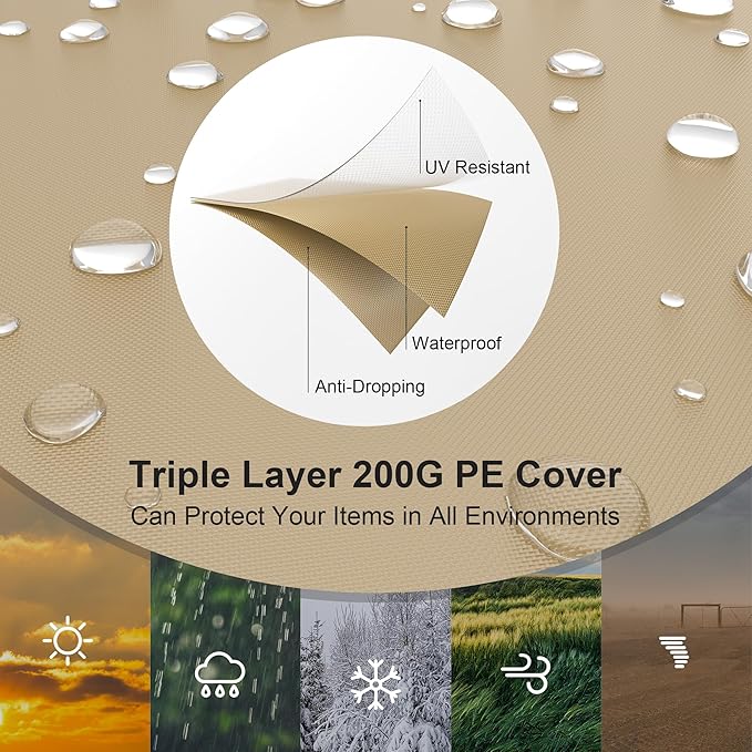 Morngardo Carport 10'x20', Heavy Duty 120 LBS Car Canopy Portable Garage with Roll-up Windows, Removable Sidewalls & Doors for Truck Boat Car Port, Party, Storage