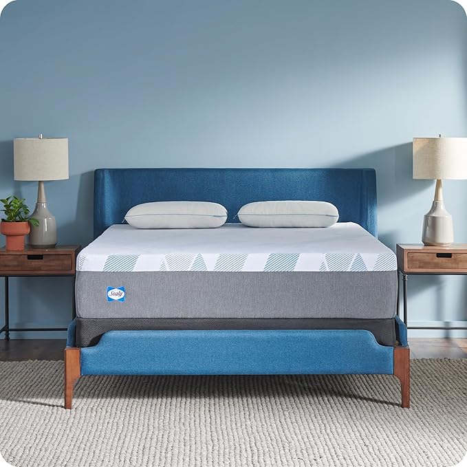 Sealy Dreamlife 12” Hybrid Mattress-in-a-Box, California King, SealyComfort Gel Memory Foam, SealyResponsive Encased Coils, Surface-Guard Technology