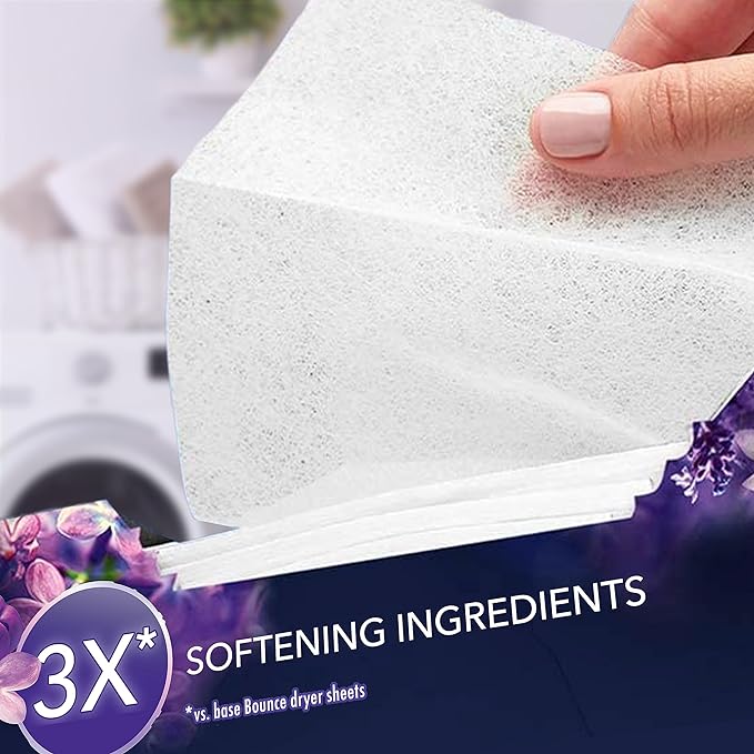 Downy Infusions Mega Dryer Sheets, Laundry Fabric Softener, CALM, Lavender and Vanilla Bean, 130 Count
