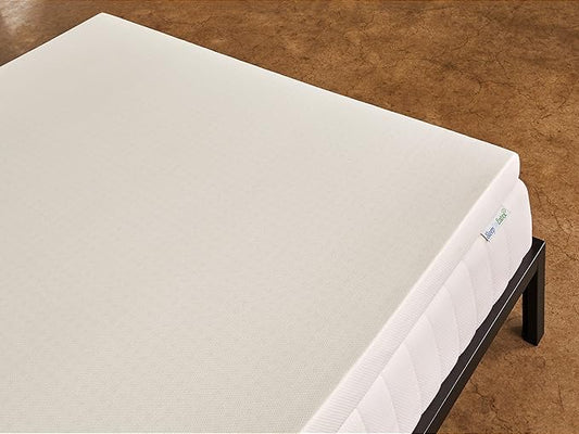Pure Green Natural Latex Mattress Topper w/Luxury Cover - Soft - 3 Inch - Cal King Size (GOLS Certified Organic)