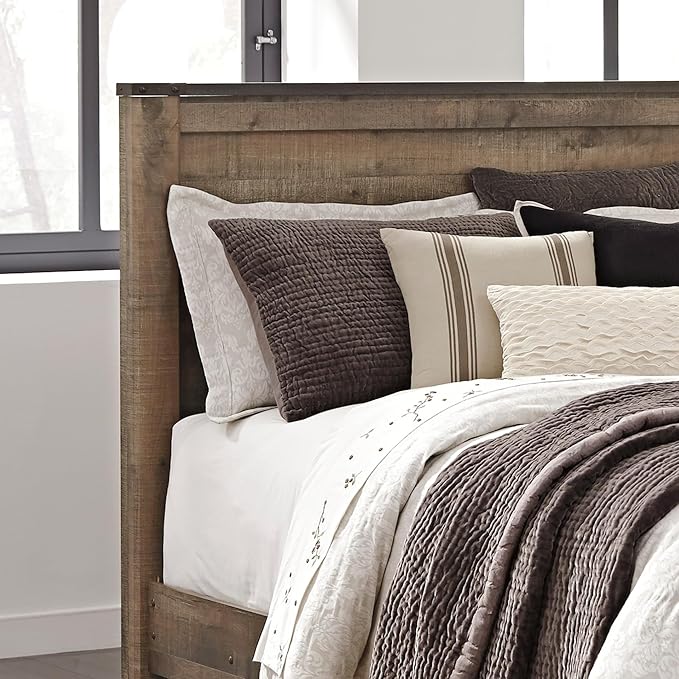 Signature DESIGN BY ASHLEY Panel Headboard, Queen, Brown