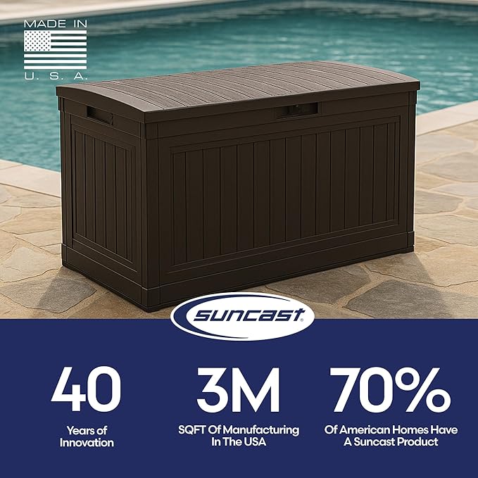 Suncast 80 GAL. LARGE DECK BOX, BMDB1080J