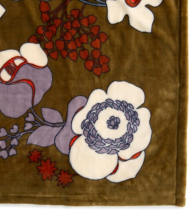 Vera Bradley Women's Fleece Plush Throw Blanket