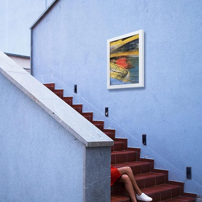 VCK Poster Frames Wood Poster Large Picture Frames for Wall Gallery Home Office Photography Art Decoration (White, 16 x 20)