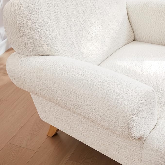 41.75" Oversized Modern Accent Chair w/Chenille Fabric,Wide& Round Arm, Single Sofa Chair for Bedroom,Living Room,Apartment,Study Room (1, Cream)