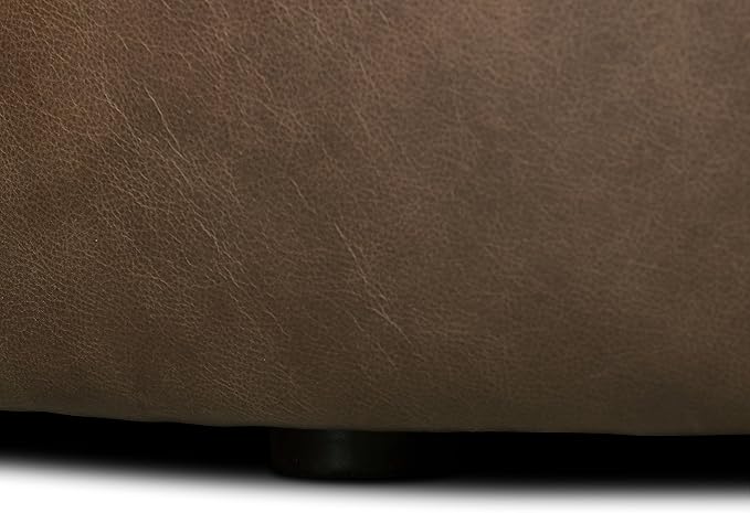 POLY & BARK Ascot Ottoman in Cocoa Brown