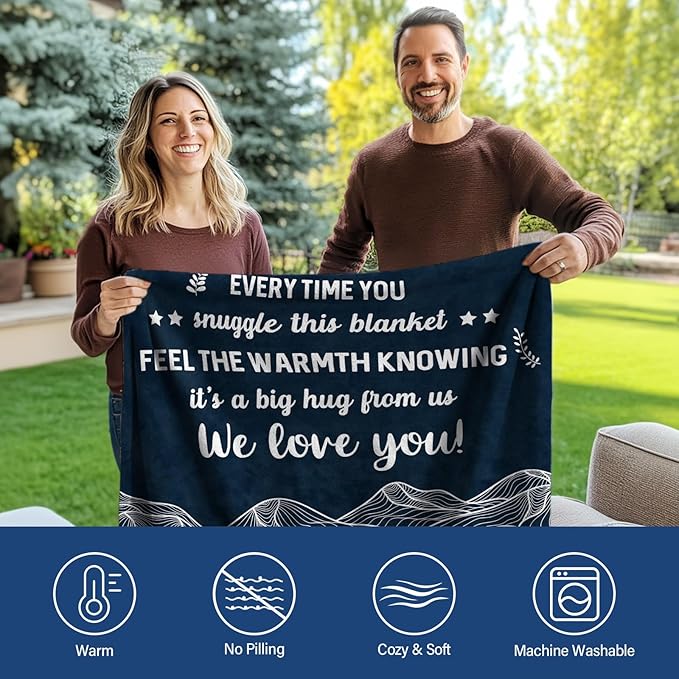 Birthday Gifts for Dad from Daughter Son, Dad Blanket Gifts from Daughter, Gift for Fathers Day, Father Throw Blanket for Sofa Couch Bed, Men Gifts Ideas 50"X60"