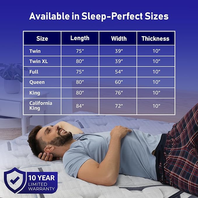 REVO Sleep Gel Memory Foam Mattress, 10-Inch Twin – Cooling Mattress with Pressure-Relieving Support and Contouring Comfort – Ideal for Kids, Guests & Small Spaces