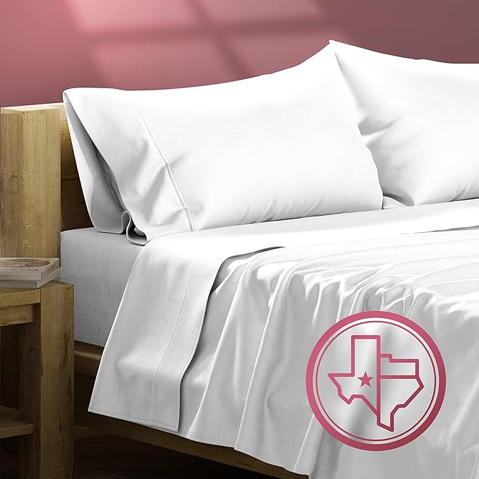 TEXAS LINEN CO. 100% Egyptian Cotton Sheets King Size - 800 High Thread Count Sheets King, 6 PC Luxury Hotel King Size Sheets Set, 16" Deep Pocket Sateen Weave Soft Cooling Bed Sheet Sets - Silver