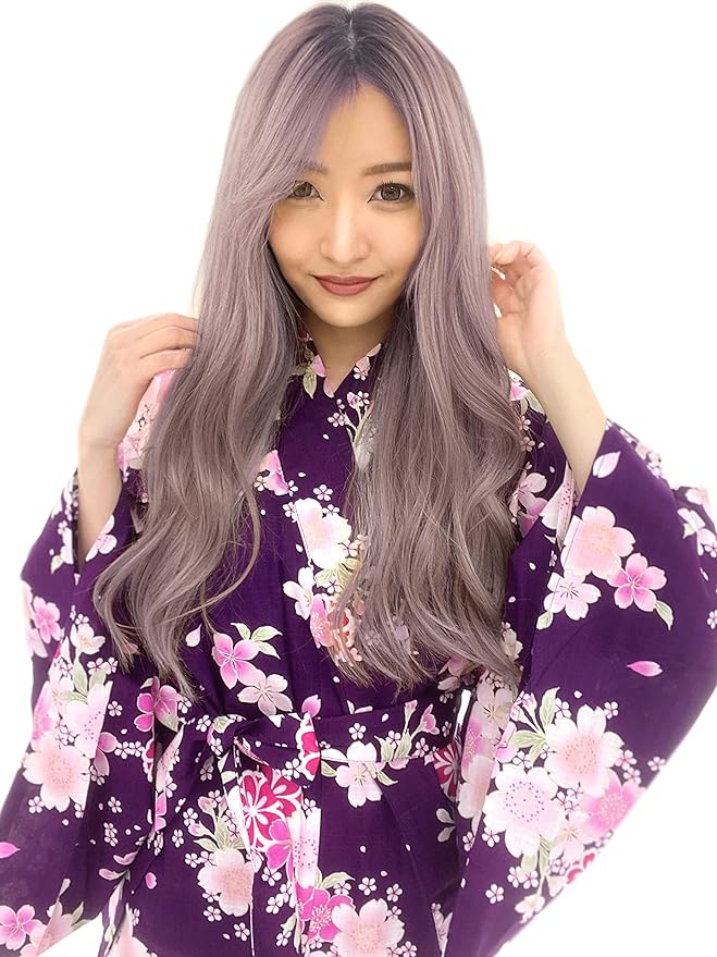 Kimura Jitsugyo Women's Kyoto Traditional Easy Wearing Kawaii Yukata Robe(Japanese Casual Kimono) Set 2