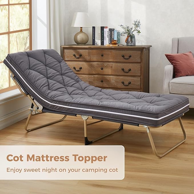 4Inch Small Single Floor Mattress,3-Layer Structure Cot Mattress Topper,Gel Memory Foam,Removable Thickened Cover,Portable Roll Up Sleep Pad(72X24X4“)