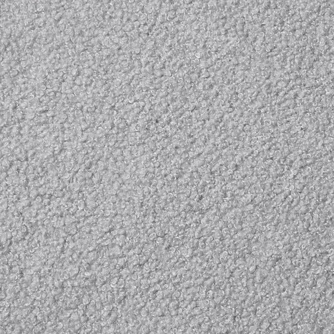 24KF Middle Century Upholstered Foldable King Headboard, Modern Boucle Teddy Fabric Headboard King/California King, 6033-K-Gray