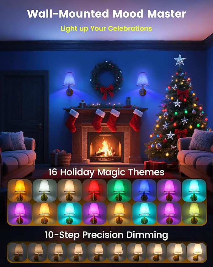 Battery Operated Wall Sconces Lights Decor for Bedroom Set of 2, Wireless Rechargeable LED Wall Lamp with Remote & Touch Control, Wall Mount Lighting Fixture for Living Room, Satin Gold