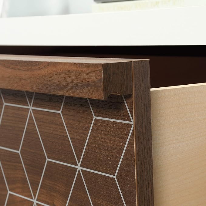 Sauder Harvey Park 6 Drawer Dresser for Bedroom Wooden Dressers & Chest of Drawers, in Soft White