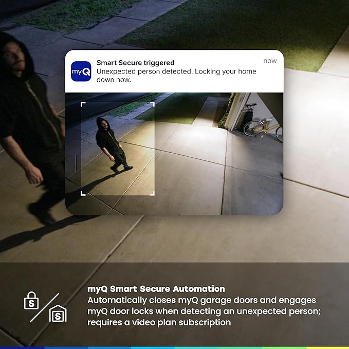 CHAMBERLAIN myQ Smart Outdoor Wired Camera