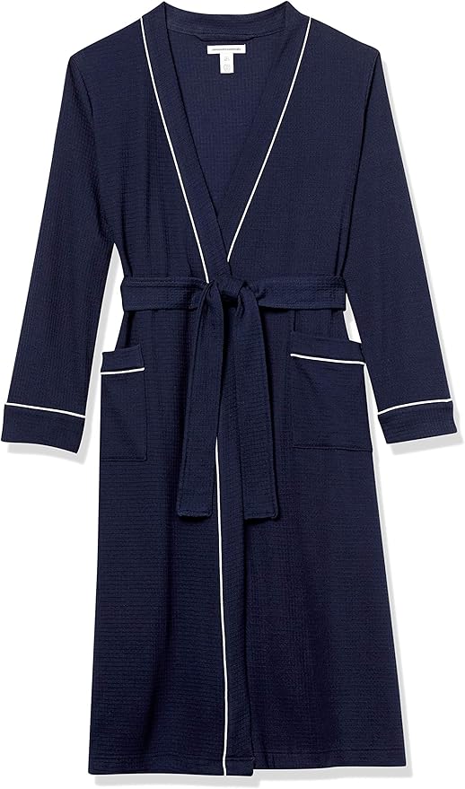 Amazon Essentials Women's Lightweight Waffle Full-Length Robe (Available in Plus Size)