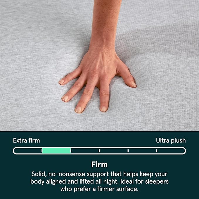 Kin By Tuft & Needle Firm 8" Full Adaptive Foam Mattress in a Box, Cooling Pressure Relief, Balanced Support, 100 Night Trial, Fiberglass-Free, CertiPUR-US, 10-Year Limited Warranty