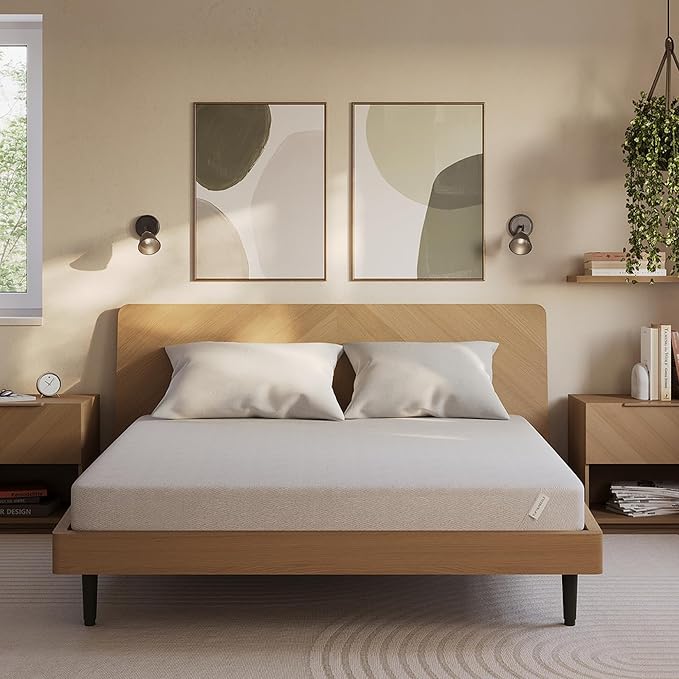 Kin By Tuft & Needle Firm 6" Cal King Adaptive Foam Mattress in a Box, Cooling Pressure Relief, Balanced Support, 100 Night Trial, Fiberglass-Free, CertiPUR-US, 10-Year Limited Warranty