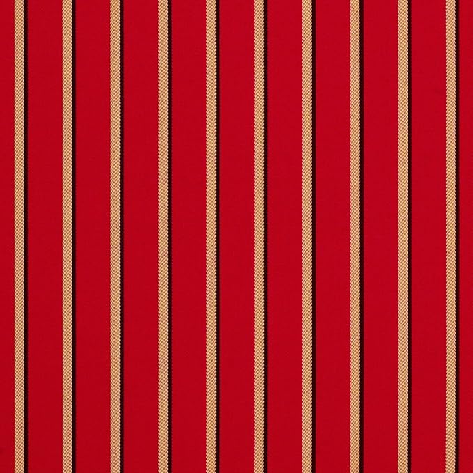 Comfort Classics Set of 2-22x12x4 Sunbrella Indoor/Outdoor Fabrics Lumbar Pillows in Harwood Crimson/Jockey Red Inc.