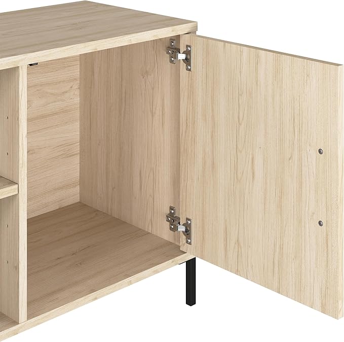 Bush Furniture Essence 58W TV Stand | Large Media Console Cabinet with Storage and Shelves for Living Room, Bedroom, Home or Entryway