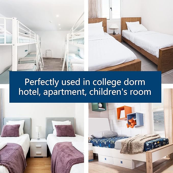 COONP Twin Mattress Topper, Extra Thick Pillowtop, Cooling Plush Mattress Pad Cover Bed Topper Protector with 8-21 Inch Deep Pocket (Grey, Twin)