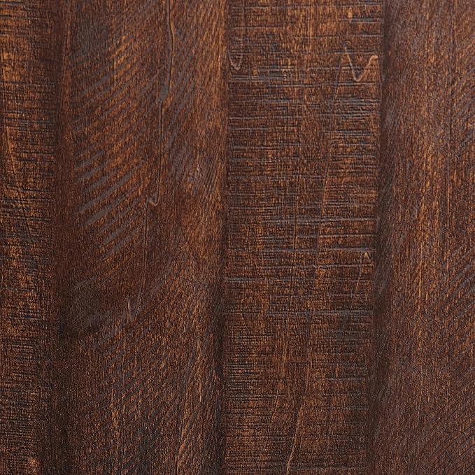 HMFULE 60" Entertainment Center for 60 65 Inch Television, TV Stand with Storage Cabinets & 2 Doors & Adjustable Shelves, Modern TV Console, Rustic Farmhouse Living Room Furniture (Espresso)