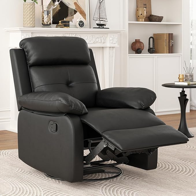 Small Rocker Swivel Recliner Chair for Adults Women for Small Spaces, Bedroom, Living Room