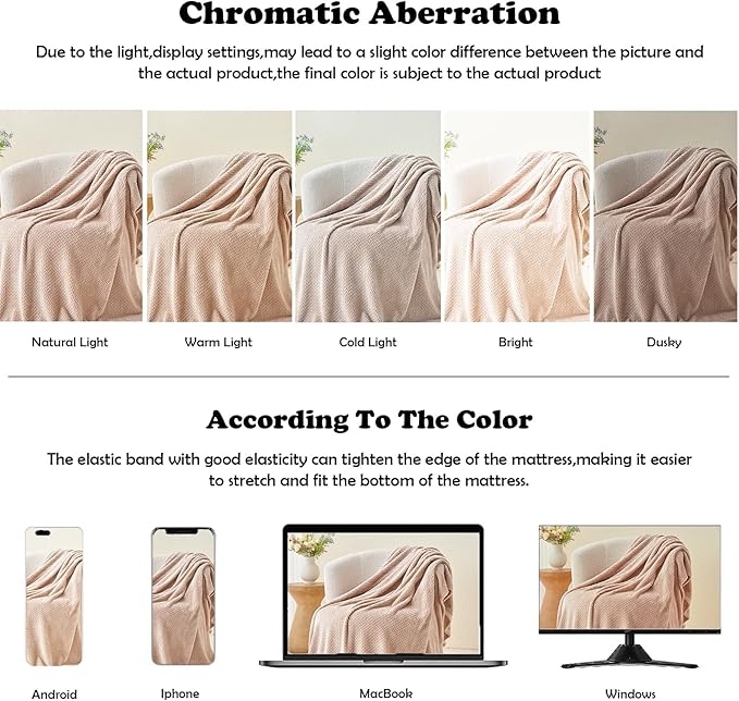 NEWCOSPLAY Super Soft Throw Blanket Taupe Premium Silky Flannel Fleece Leaves Pattern Lightweight Bed Blanket All Season Use (Taupe, Throw(50"x60"))