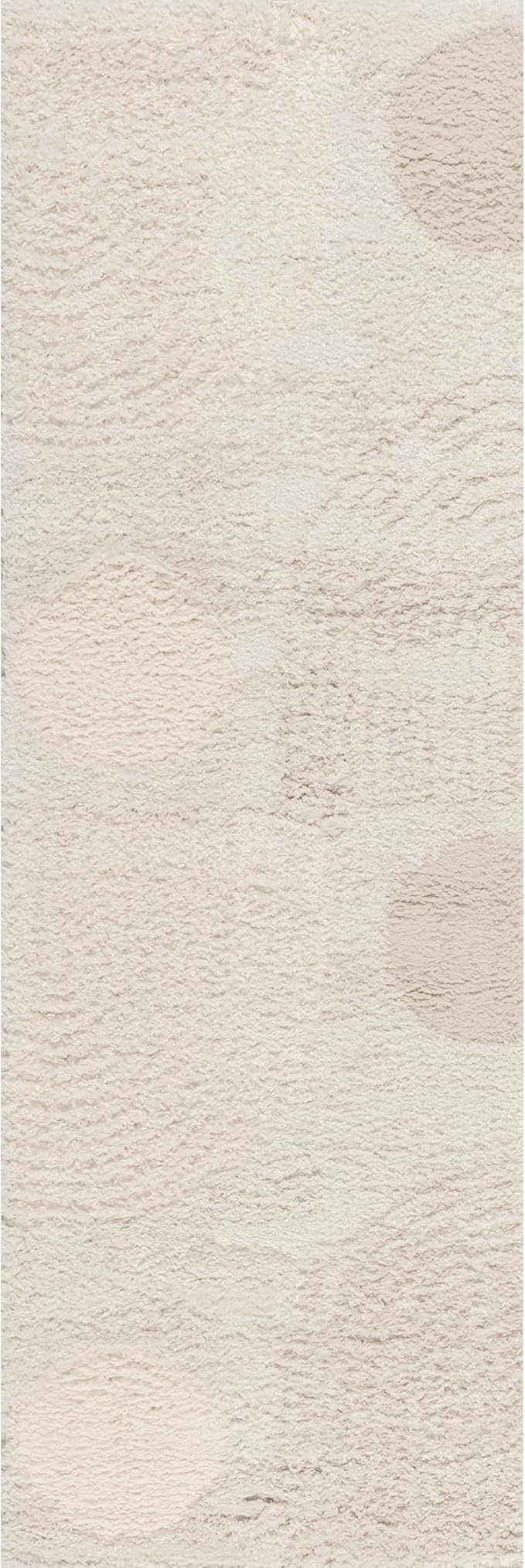 nuLOOM Gloria Abstract Shag Runner Rug, 2' 8" x 8', Beige