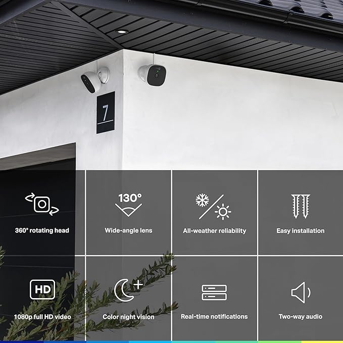 CHAMBERLAIN myQ Smart Outdoor Wired Camera