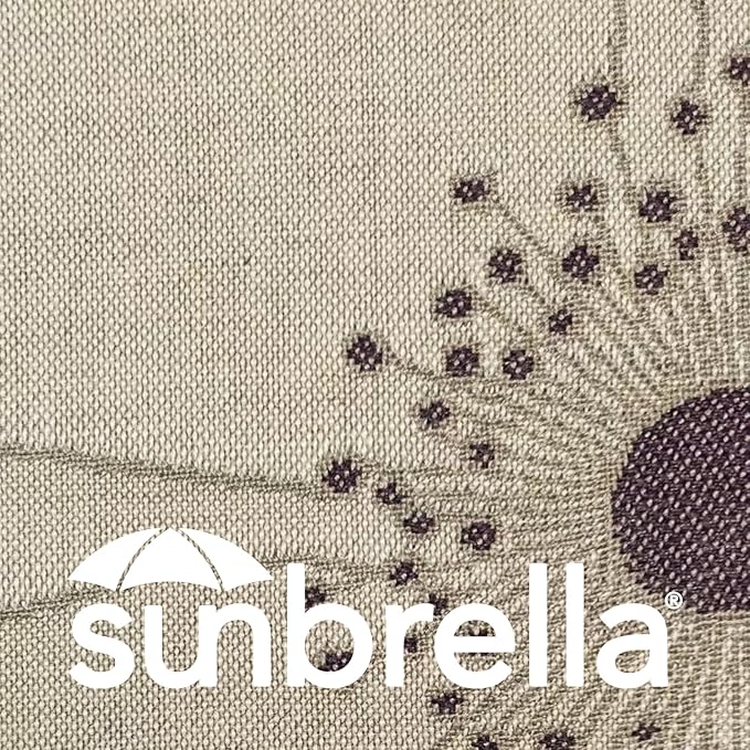 Outdoor Sunbrella Decorative Pillows Pack of 4, 16" x 16" Outdoor Pillow Set for Couch Bed Throw Patio Sofa, Allure Dusk